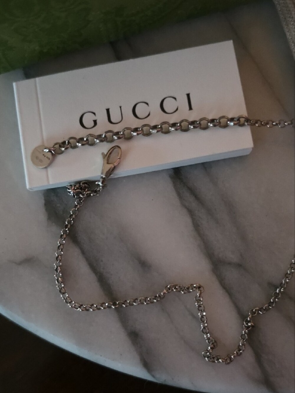 Gucci NIB Blind For Love Double Sided .925 Silver Heart Pendant Necklace 💗 - Picture 7 of 9
